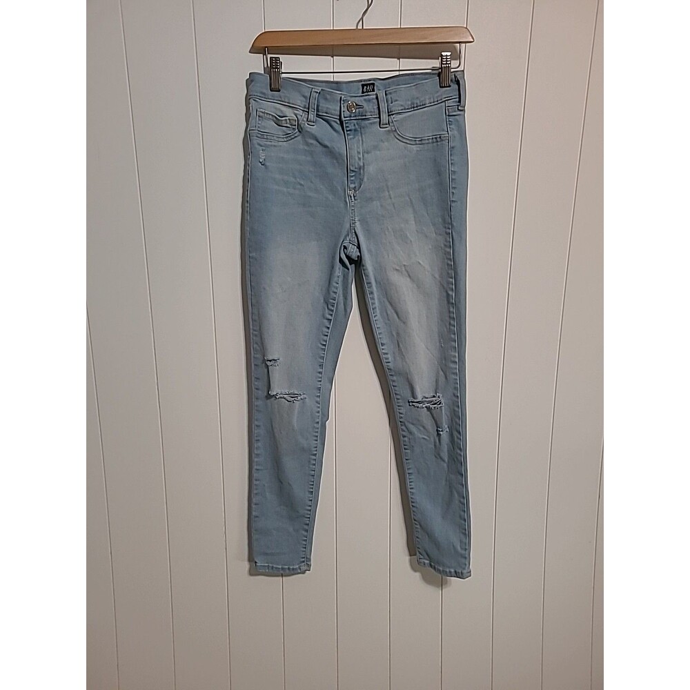 GAP Women's Size 8/29 Blue Denim Distressed Favorite Jegging Skinny Jeans